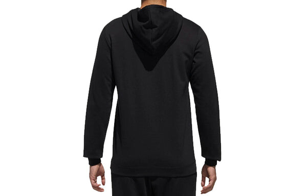 Толстовка adidas neo Ce 3s Hdy Sports Casual Hooded Sweater Men's Black, черный — фото 2