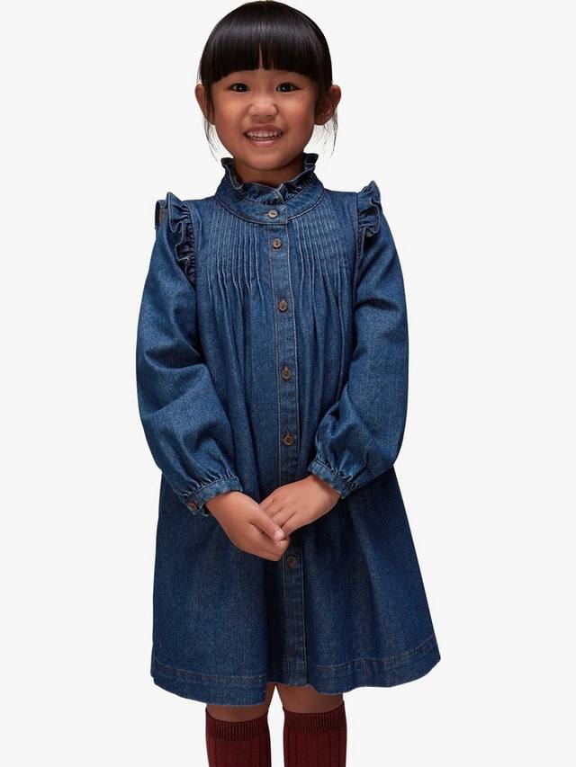 

Детское джинсовое платье Whistles, Dark Blue