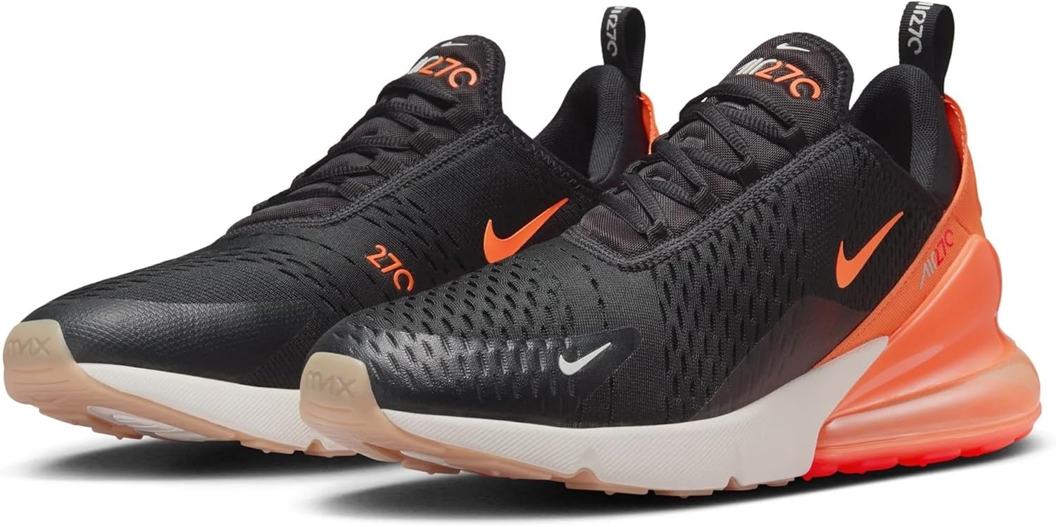 Мужские кроссовки Nike Air Max 270, Black/Bright Crimson/Phantom/Total Orange — фото 2