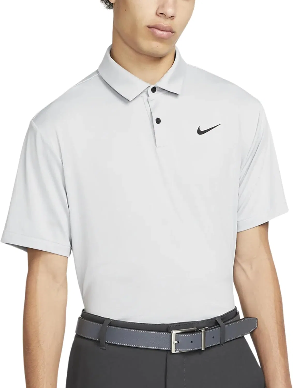 Футболка-поло Nike Men's Dri-fit Victory (X-Large, Light Smoke Grey/Black)