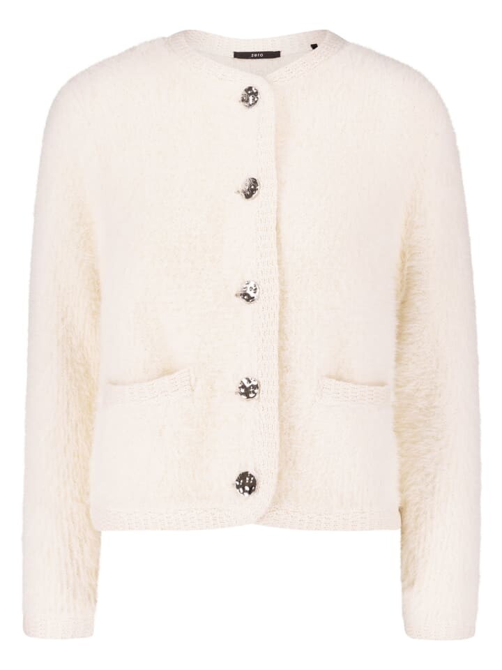 

Кардиган Zero Teddy Strickjacke, цвет eggnog