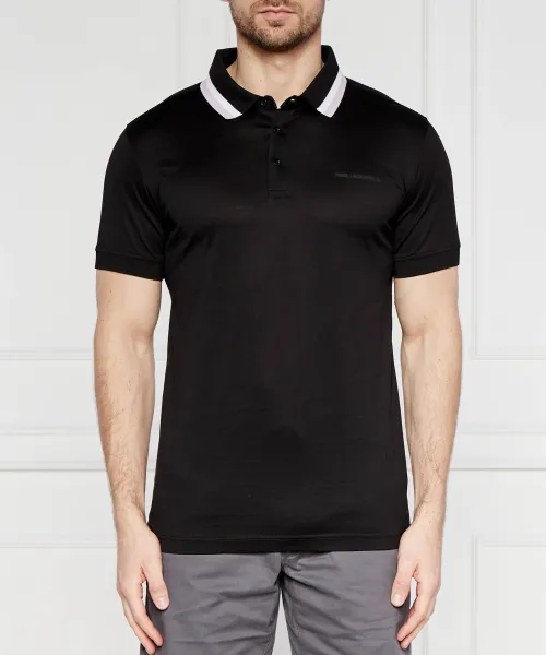 

Футболка поло Regular fit Karl Lagerfeld, черный