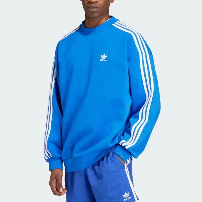 Толстовка Adi Color мужская синяя Adidas Originals, синий — фото 2
