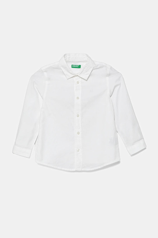 

Детская хлопковая рубашка United Colors Of Benetton, белый
