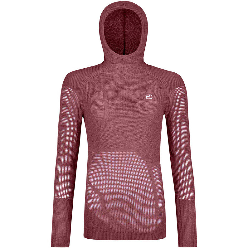 

Женская толстовка Thermovent из мериноса Ortovox, красный