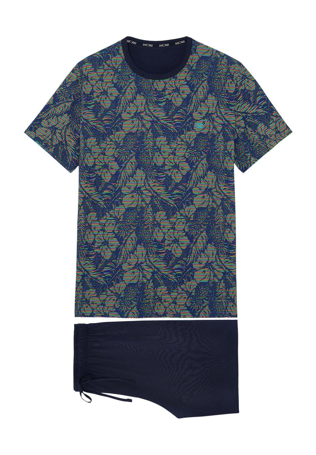 

Каллом шорты, хлопок, мужские HOM, цвет Navy Print