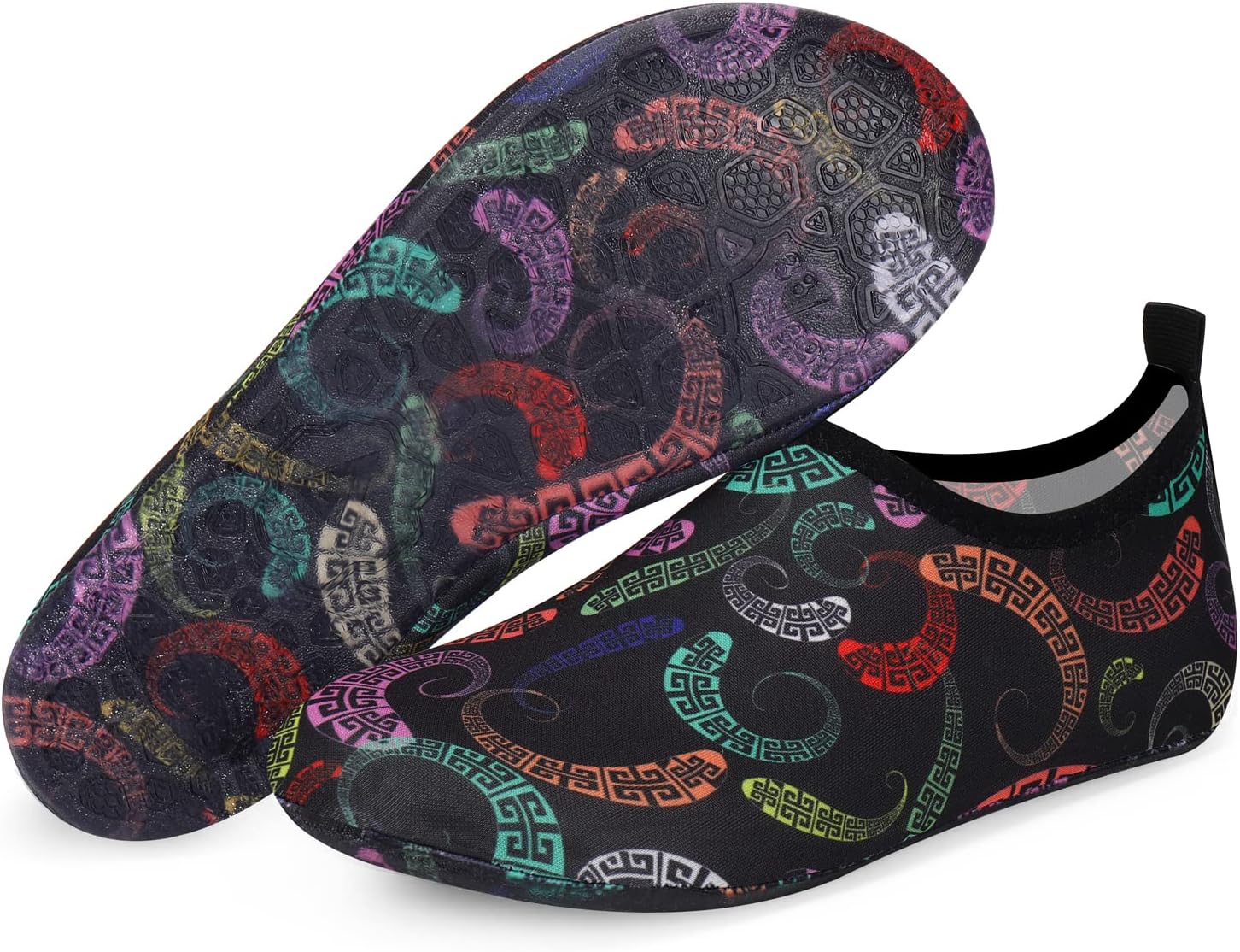 

Водные туфли ANLUKE Barefoot Aqua Yoga, быстро сохнущие пляжные плавательные и серфовые носки для женщин и мужчин, Eprint Horn