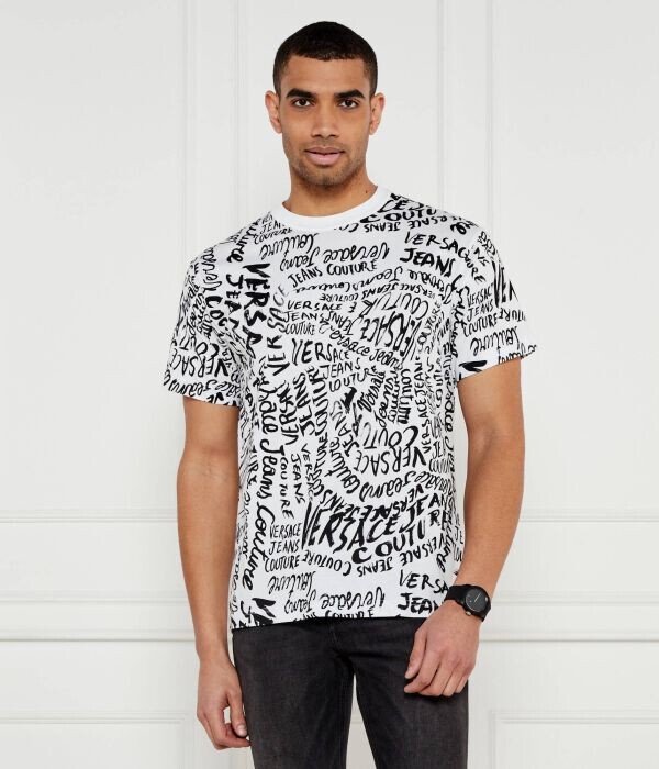 

Футболка Versace Jeans Couture Logomania, белый