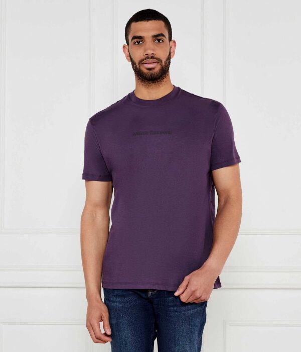 

Футболки Regular fit Armani Exchange, фиолетовый