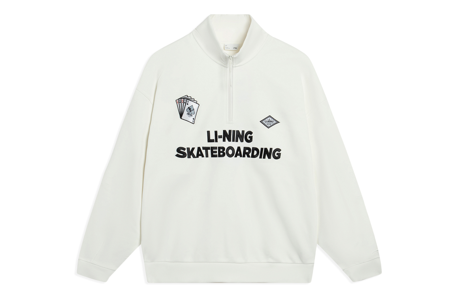 

Свитшот унисекс цвета айвори LiNing