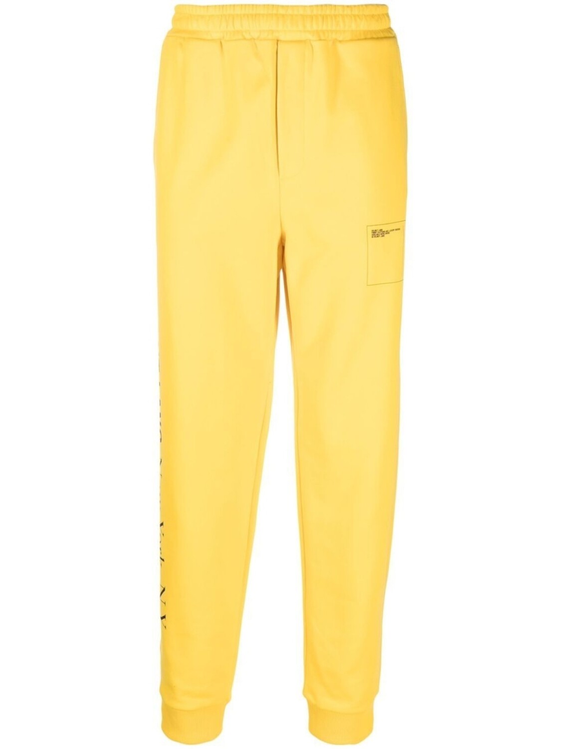 

Helmut Lang спортивные брюки New York Postcard, желтый