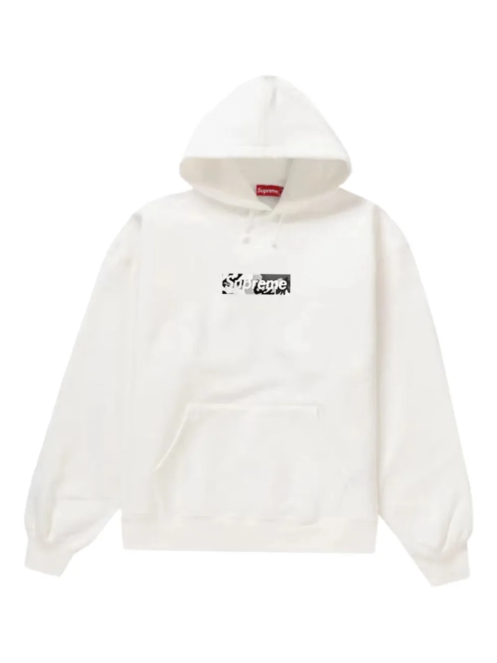 

Худи Miami box logo "SS25 - White" Supreme, белый