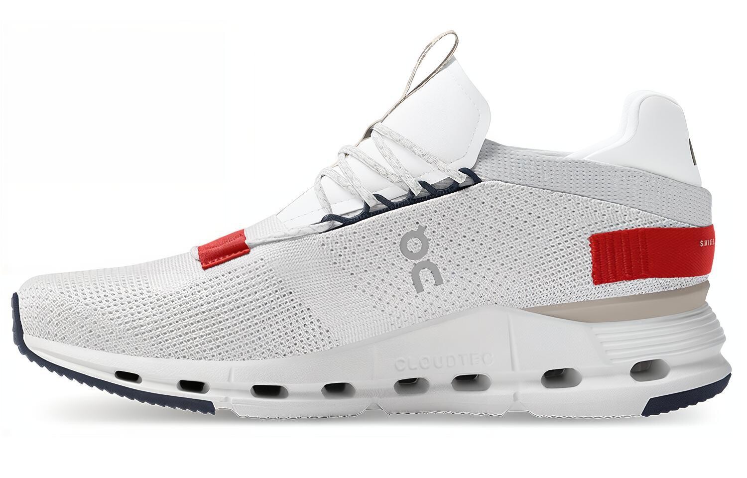 

Кроссовки On Running Cloudnova White Red