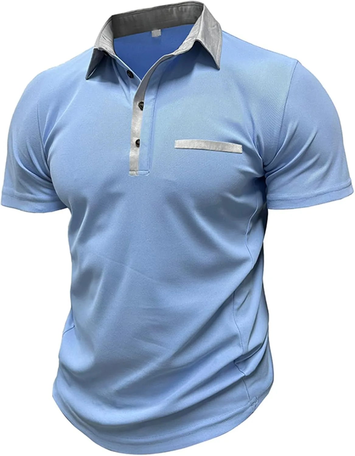 Мужская футболка с коротким рукавом Casual Slim Fit — фото 2