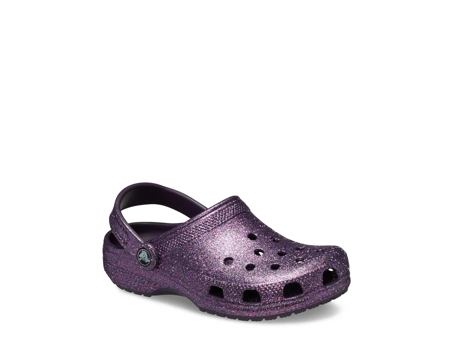 

Сандалии Classic Space Glitter Clog Crocs, фиолетовый