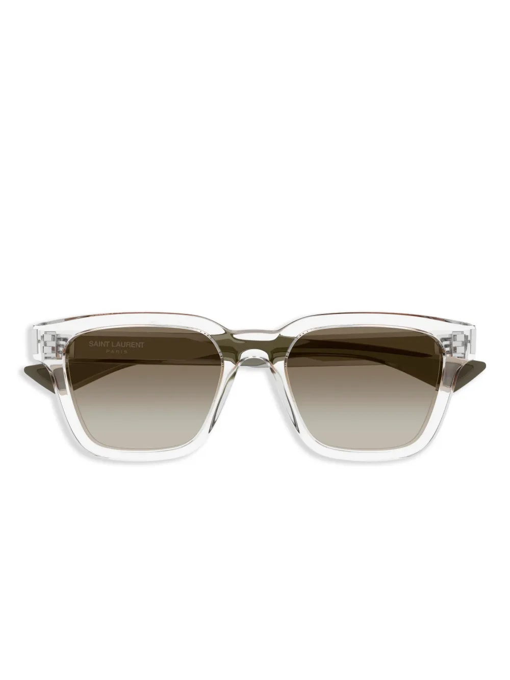 

Солнцезащитные очки в квадратной оправе Saint Laurent Eyewear, белый
