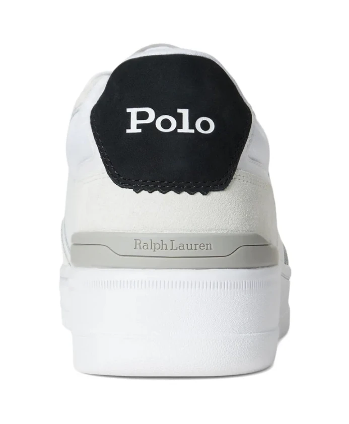 Низкие кроссовки на шнуровке Polo Ralph Lauren, белый — фото 3