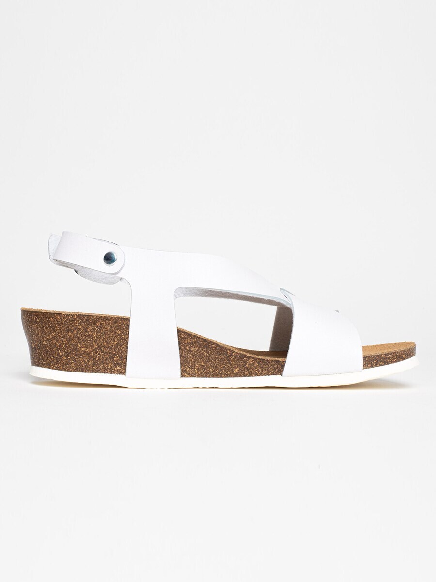 Босоножки на высоком каблуке Bayton Sandals Salamanque, белый — фото 4