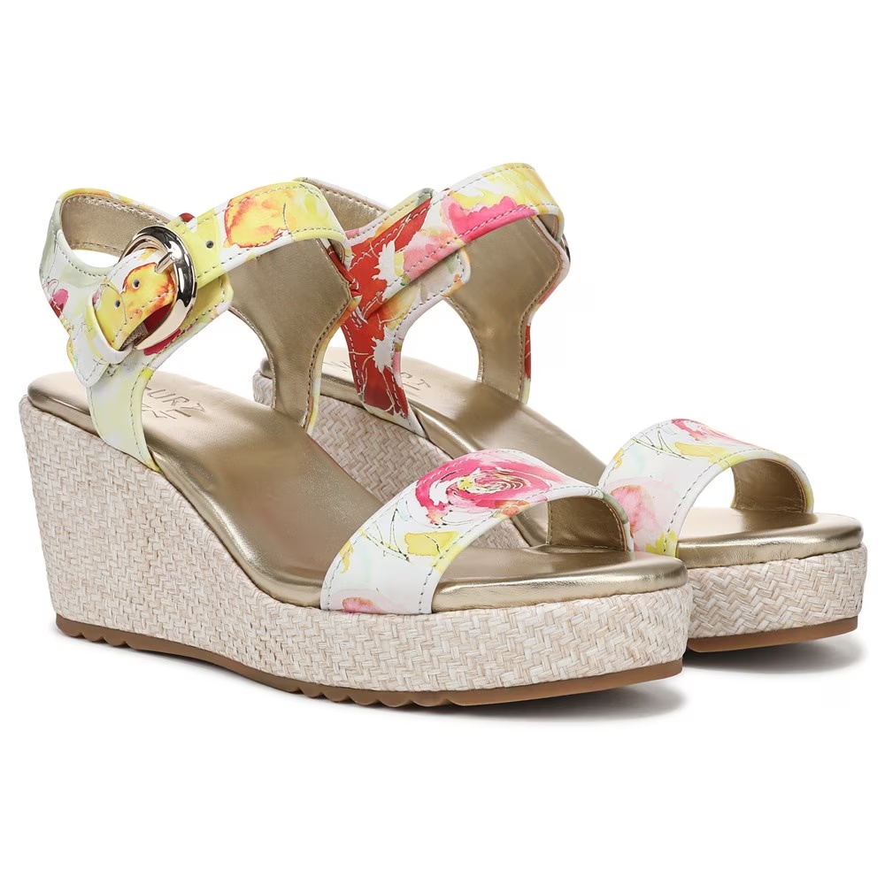 Босоножки на танкетке Stella Naturalizer, sunlight floral leather