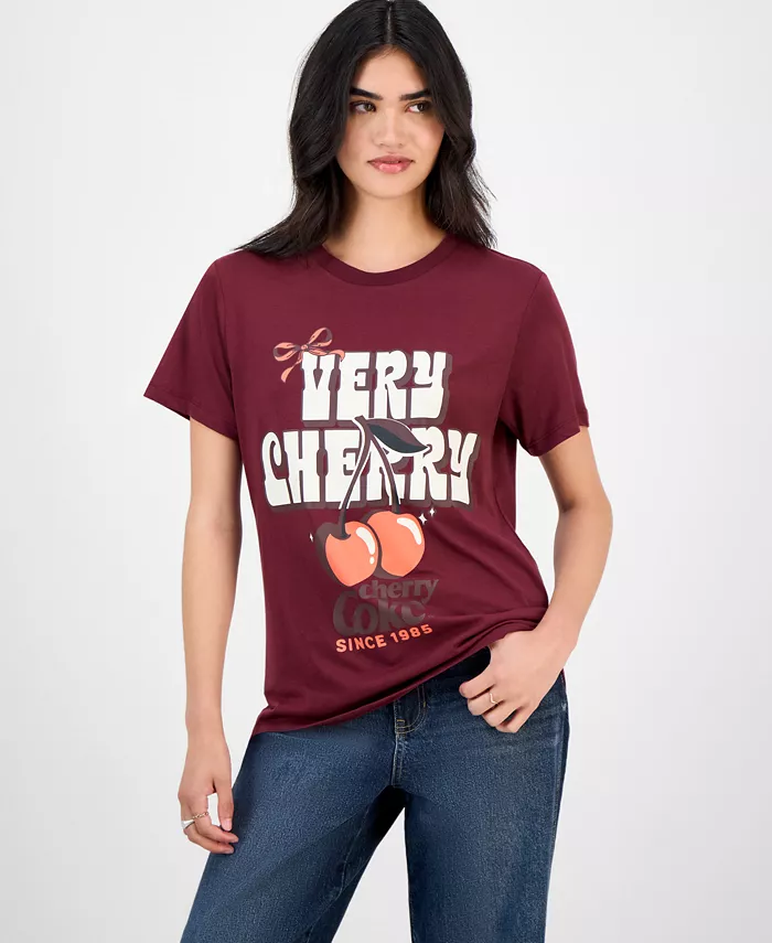 

Футболка Cherry Coke для юниоров Grayson Threads, The Label, красный