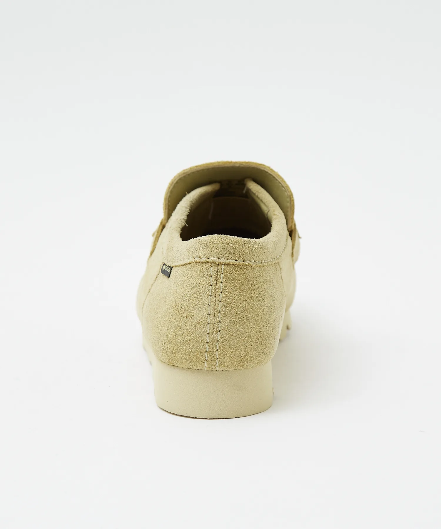 Унисекс кожаные кроссовки-лоферы Clarks Wallabee Loafer GTX бежевые — фото 4