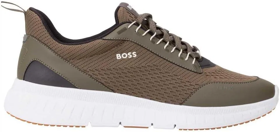 Мужские беговые кроссовки BOSS Light_Runn_KnelRunning, Dark Green308. — фото 2