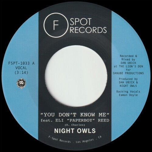 

Сингл 7" Night Owls: You Don't Know Me B/w If You Let Me