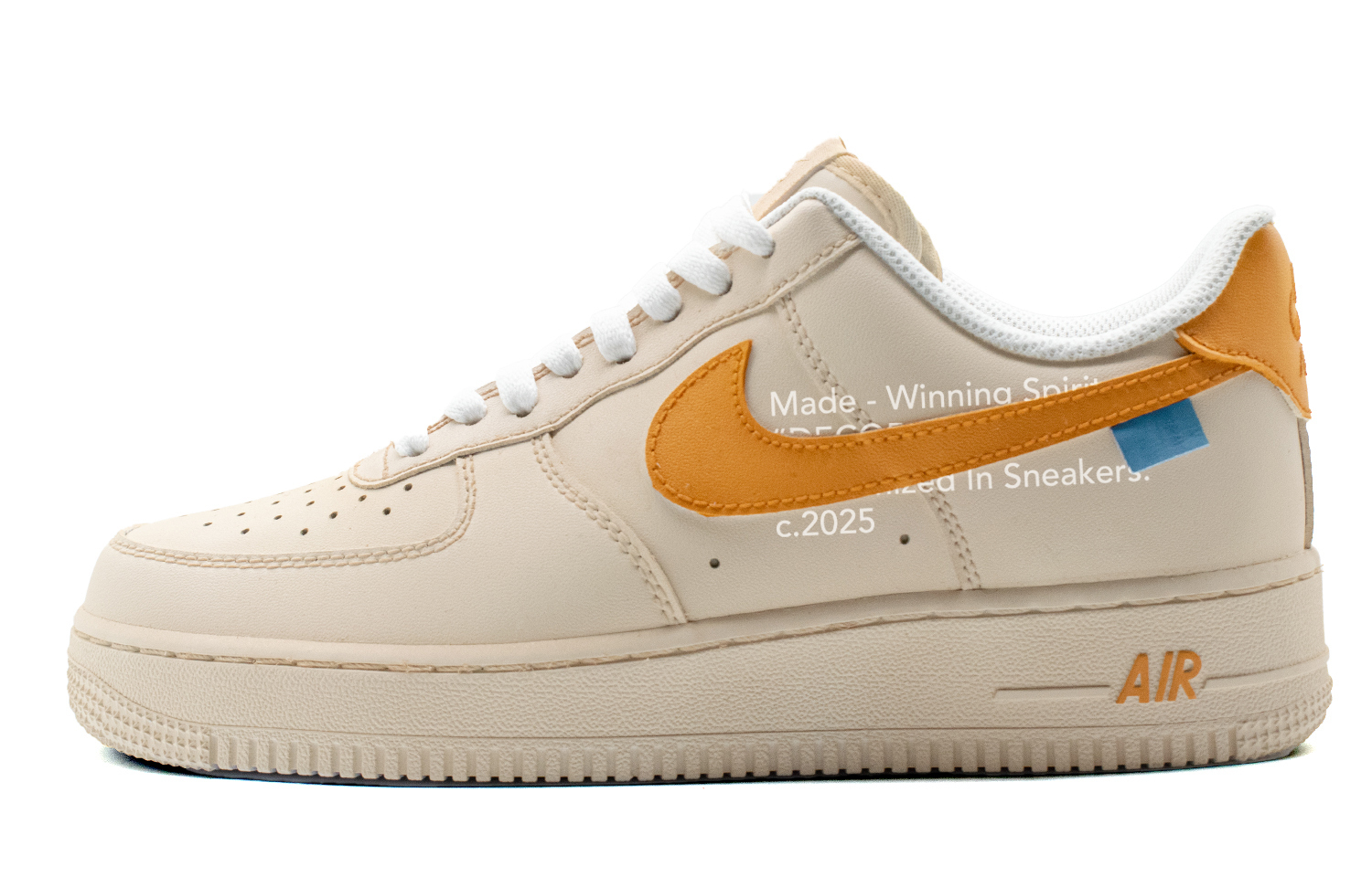 

Nike Кроссовки для скейтбординга Air Force 1 Fanta Abrasion Resistant низкие мужские Brown Orange