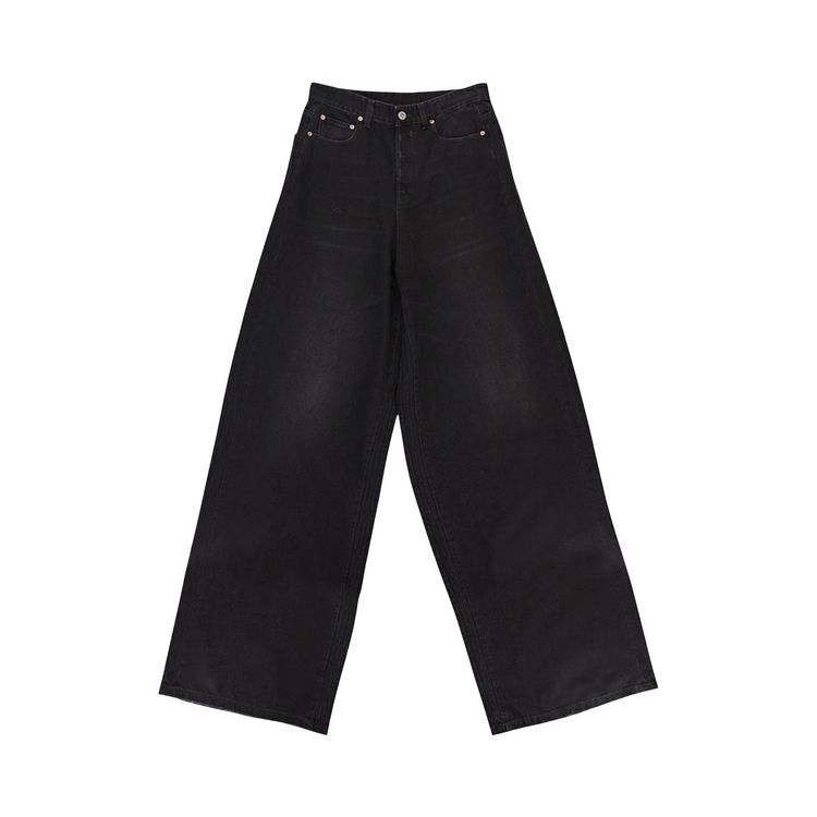 

Джинсы Vetements Plain Baggy Jeans 'Black', черный