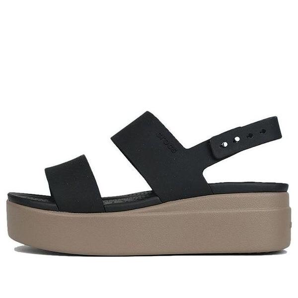 Сандалии brooklyn thick sole black sandals 'black' Crocs, черный