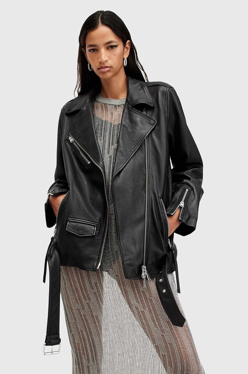 

БИЛЛИ кожаная куртка AllSaints, черный