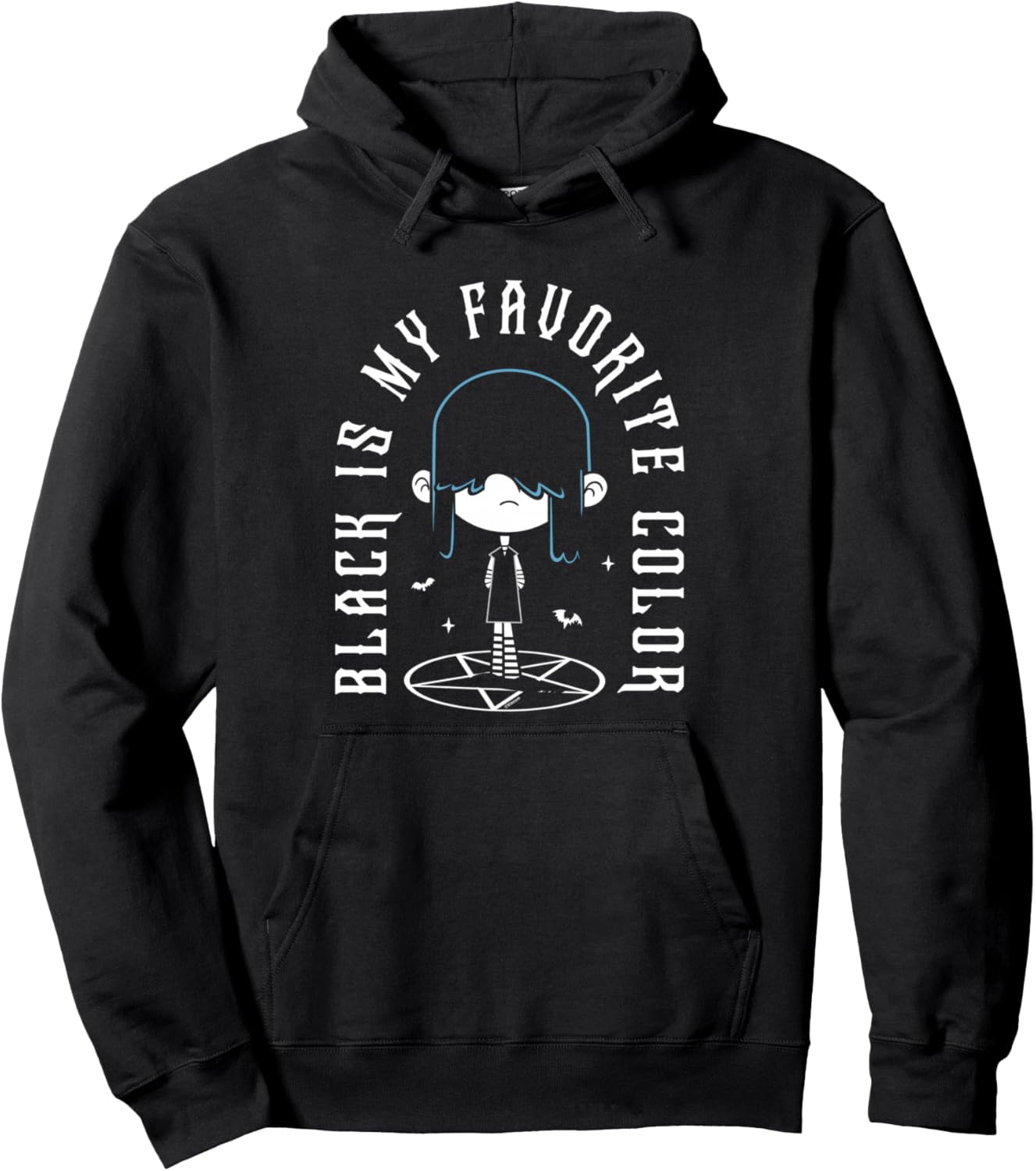 

Худи The Loud House Lucy Loud Black Is My Favorite Hoodie, черное, Черный, Худи The Loud House Lucy Loud Black Is My Favorite Hoodie, черное
