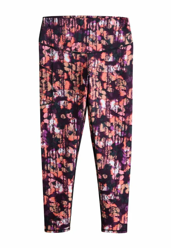 Активные корректирующие леггинсы с карманами, брюки Next, Pink Print With Pocket