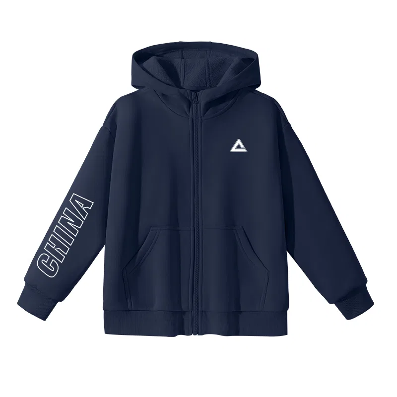 Детская толстовка с капюшоном PEAK Navy Blue/PK White