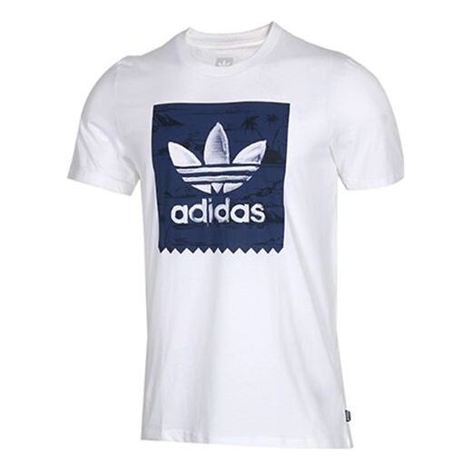 

Футболка originals short sleeve white Adidas, синий