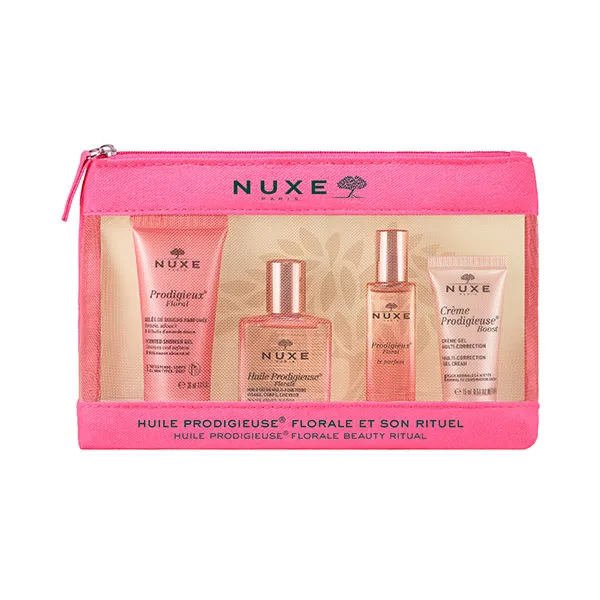 

Гель для душа+душка+парфюм+крем-гель Kit Viaje Prodigieuse Floral Nuxe, 1 UD