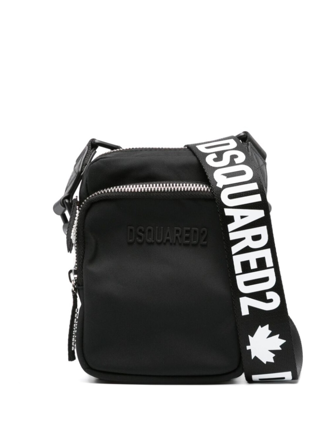 

DSQUARED2 сумка через плечо Made With Love с тисненым логотипом, черный