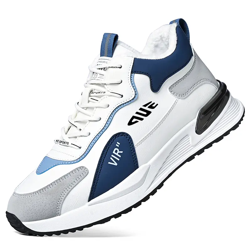 

Prince McQueen Скользоустойчивые износостойкие беговые кроссовки унисекс с флисовой подкладкой белые, цвет Fleece-Lined White