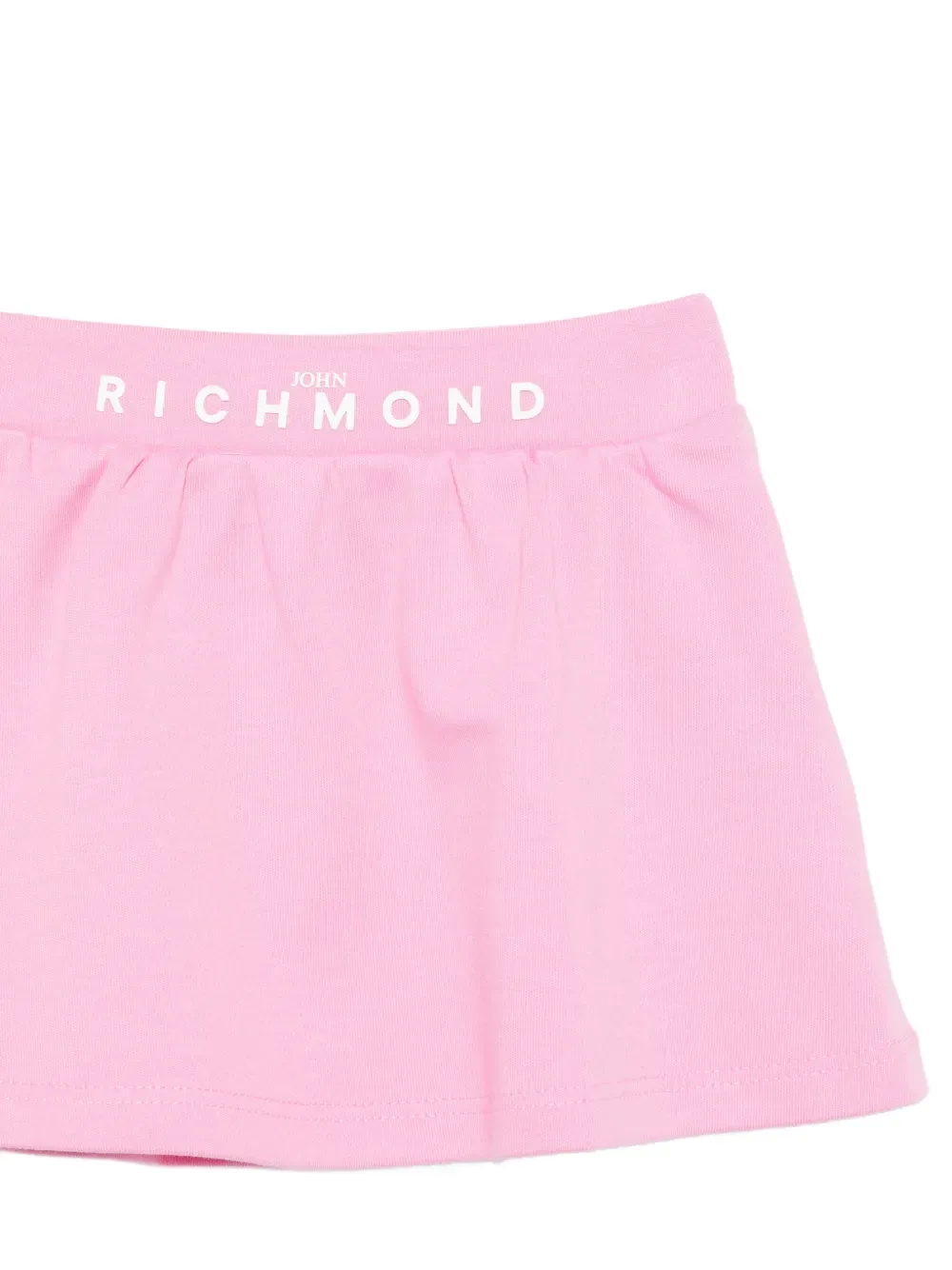 Комплект из двух шорт с логотипом John Richmond Junior, розовый — фото 3