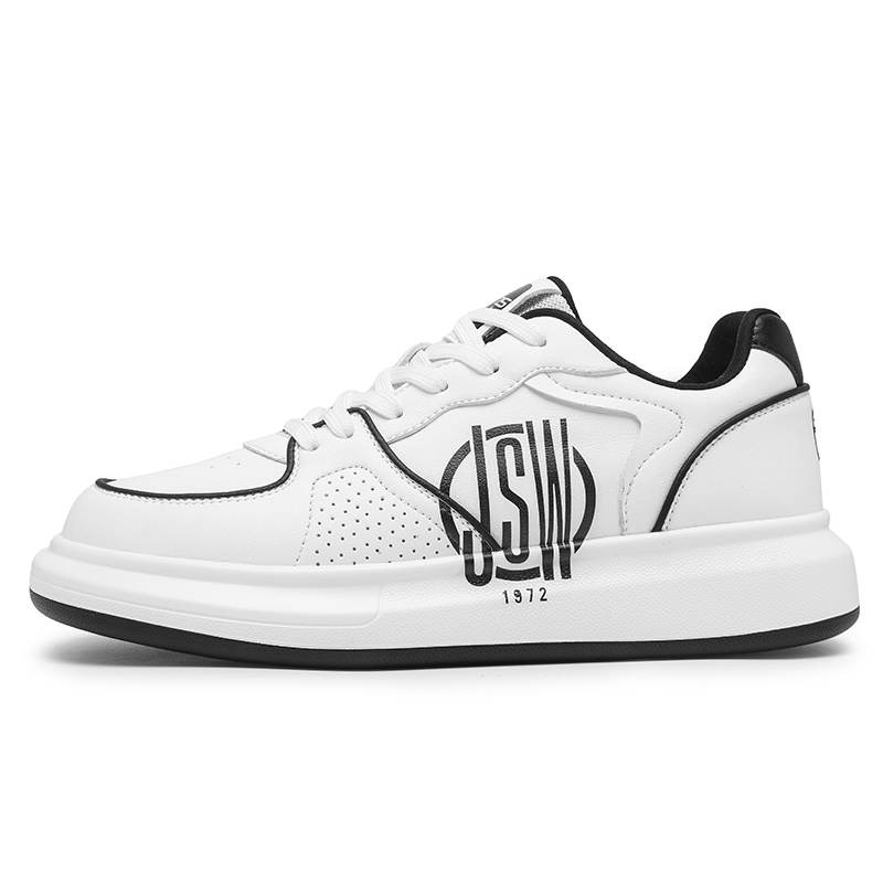 

Кроссовки JEANSWEST Skateboarding Shoes Unisex Low-top, белый/черный