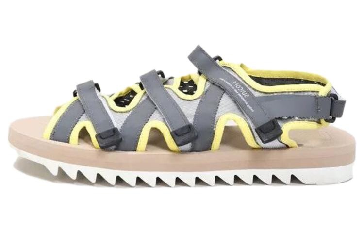 

Сандалии для мужчин Suicoke, цвет Gray Yellow
