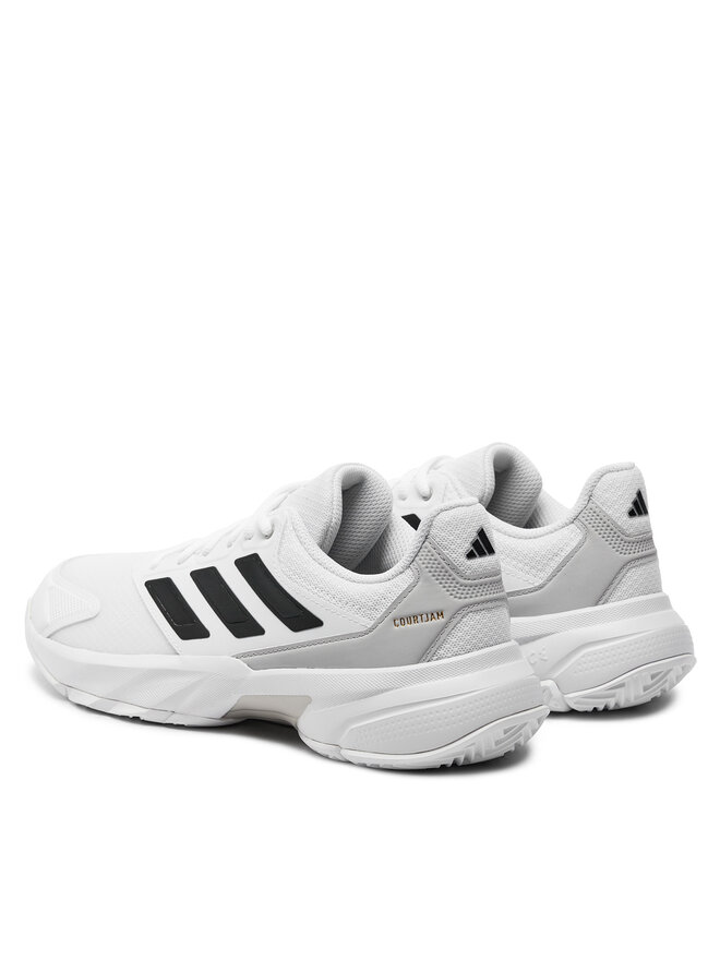 Теннисные кроссовки CourtJam Control 3 Tennis IF7888 Adidas, белый — фото 3