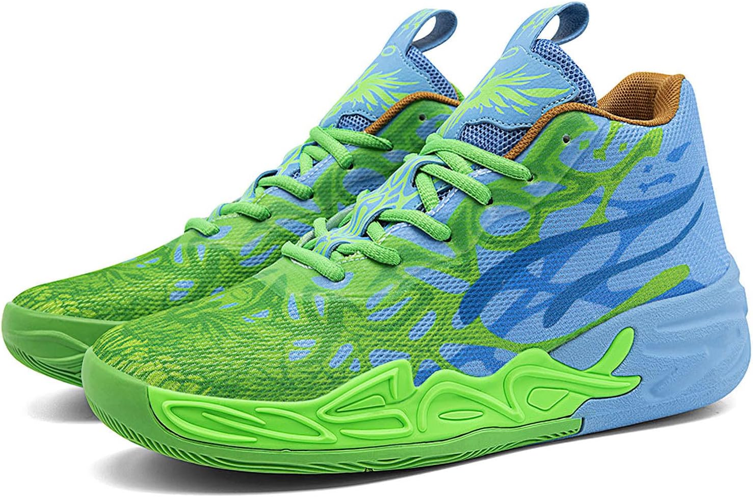 

Высокие баскетбольные кроссовки Exusiai Mens, модные, дышащие, с нескользящей подошвой, для улицы, с удобной амортизацией, спортивные, синий