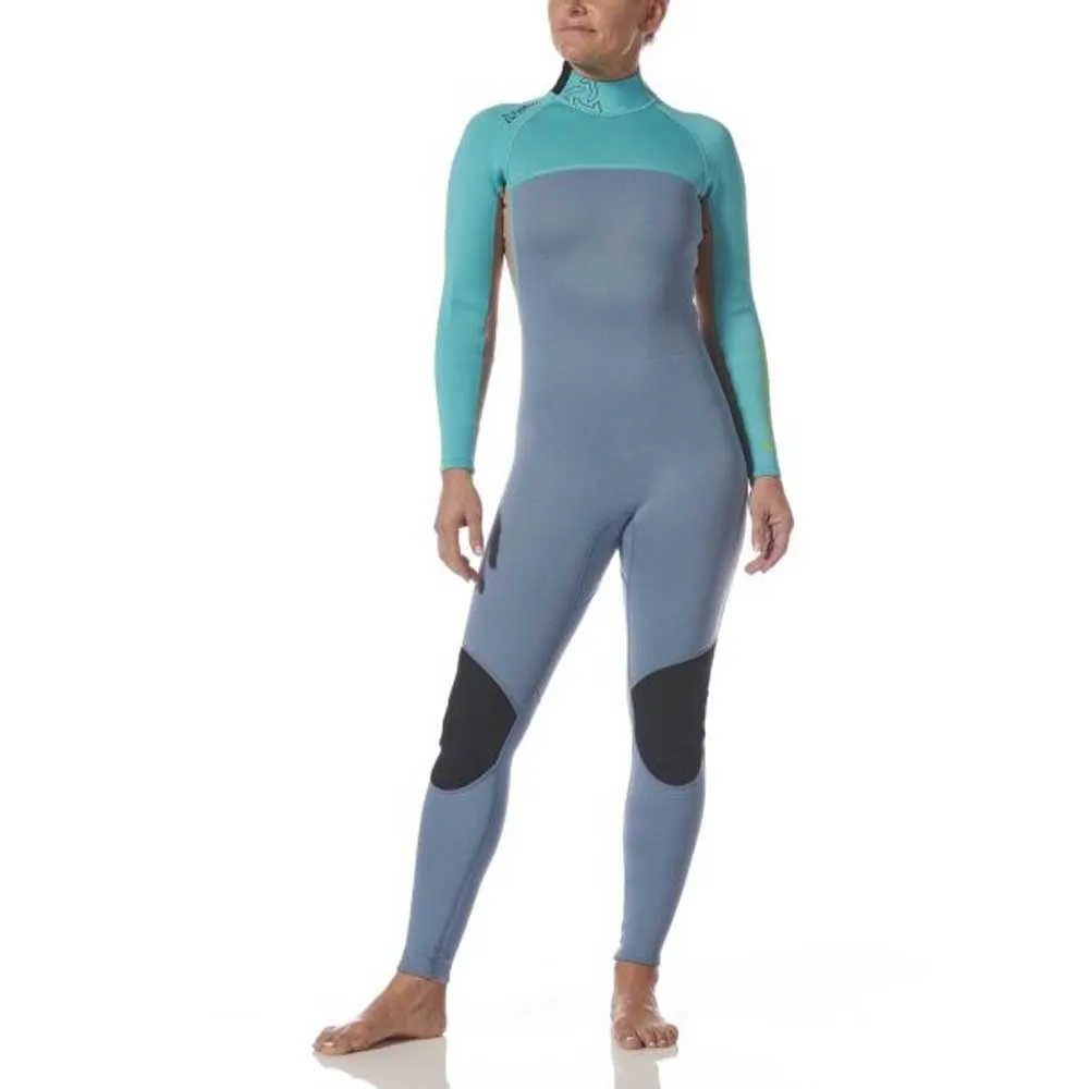 

Неопреновый костюм с длинными рукавами и молнией на спине Typhoon Essential 3 mm Woman, синий