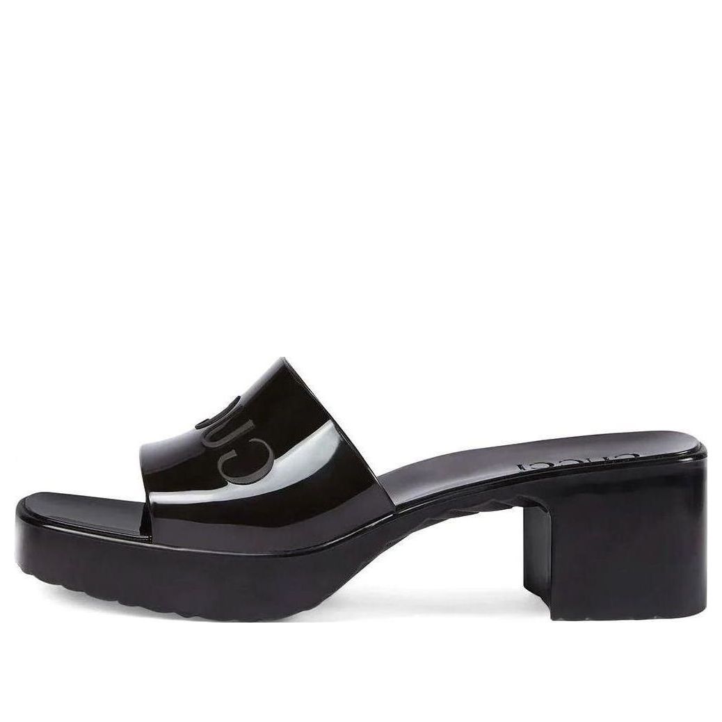

Сандалии (WMNS) Gucci Rubber Slide Shoe Black 624730-J8700-1000
