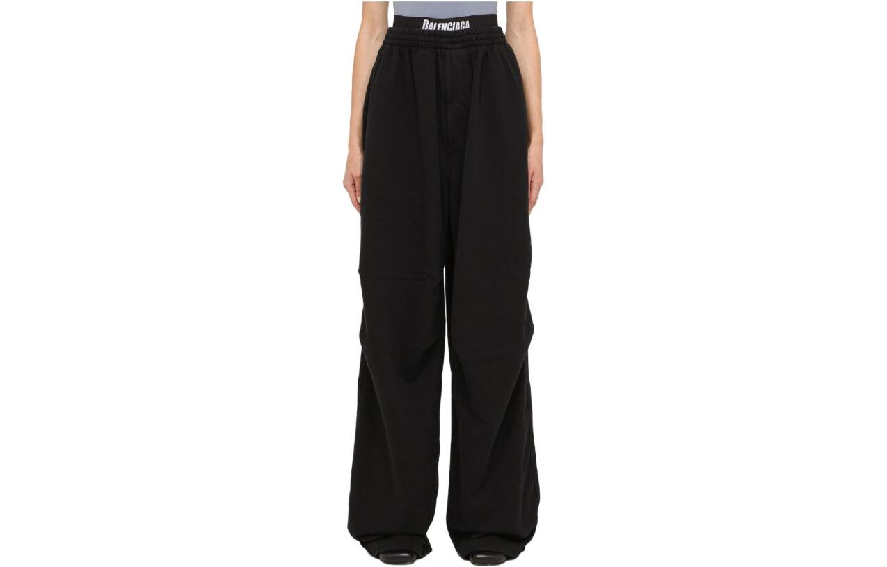 Брюки женские Balenciaga мешковатые, черный