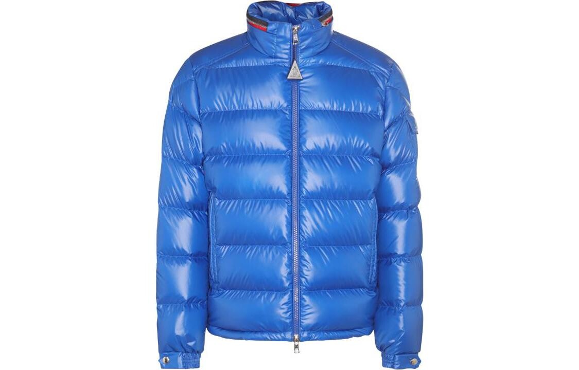 

Пуховик мужской синий Moncler