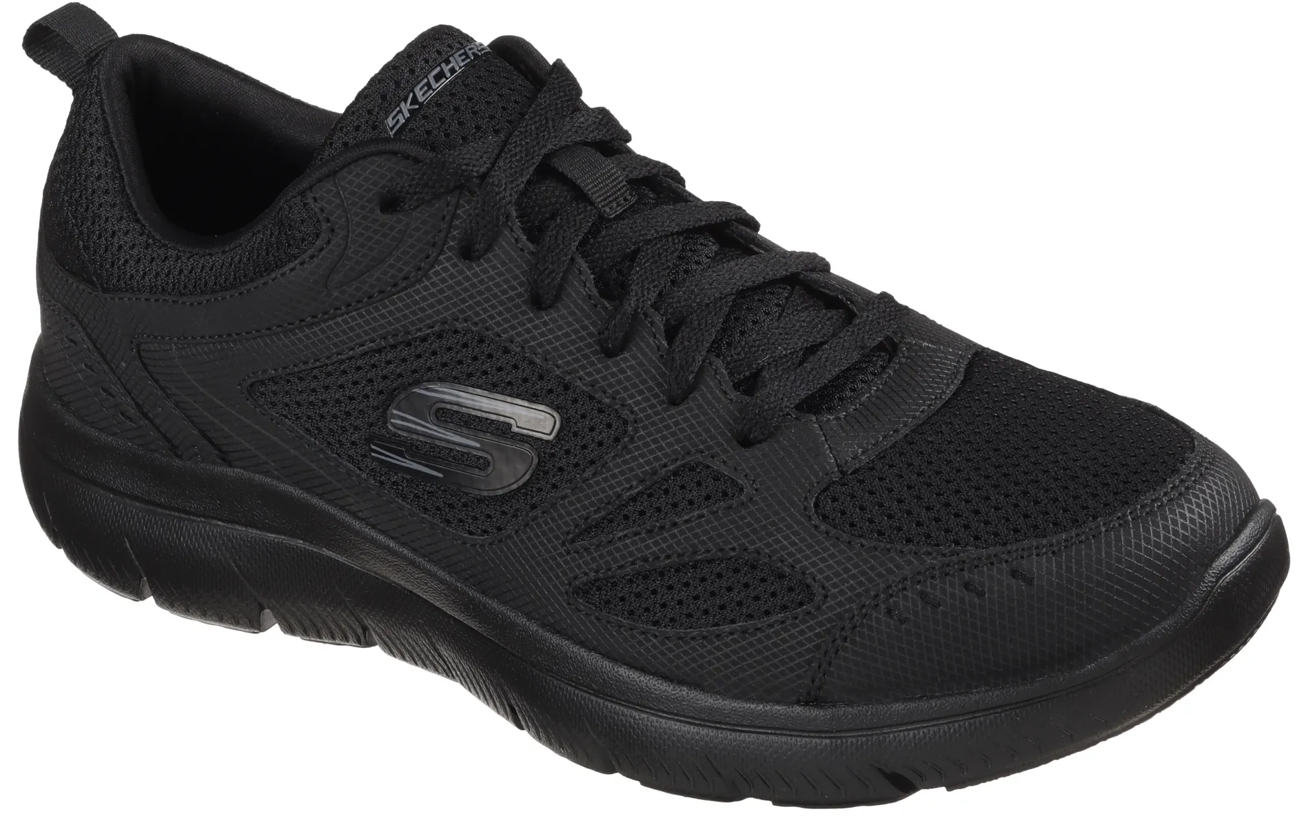 

Кроссовки Skechers "Summits-South Rim", выполненные из современного материала, повседневная обувь, полуботинки, туфли на шнуровке, черный