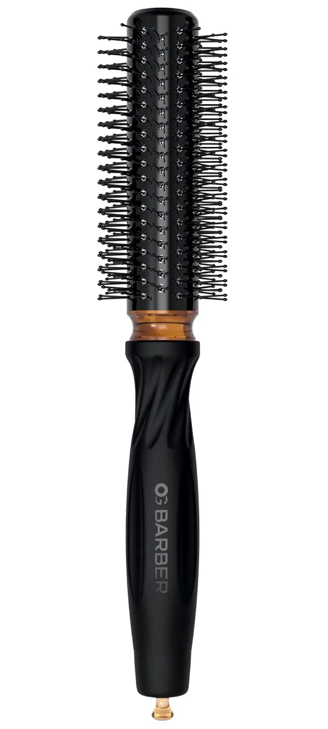 Щетки для волос Olivia Garden OG Barber с удобными шариковыми наконечниками, эргономичной нескользящей ручкой, ионной технологией, легкие, для легкой и быстрой укладки коротких волос, идеально для мужского груминга 2,5 см
