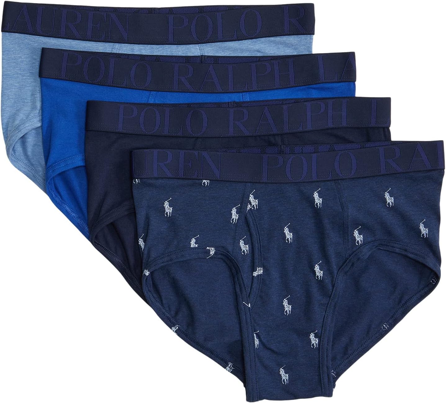 

POLO RALPH LAUREN мужские трусы-боксеры Classic Fit Stretch в наборе, Blue Saturn/Monroe Blue Heather/White/Pale Royal Heather/Cruise